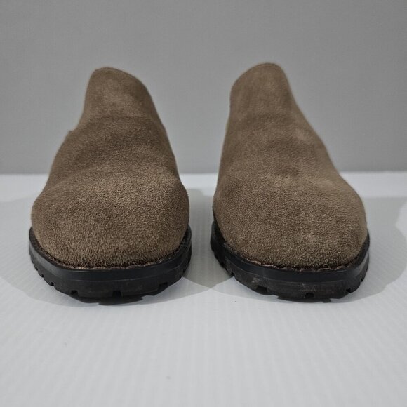 NEW Blondo Sienna Slip On Mule Size 7.5 Dark Taupe Suede Water Resistant Neutral - Picture 5 of 12